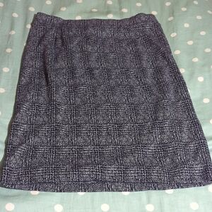 41 Hawthorn Navy and White Pencil Skirt